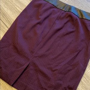 The Limited Plum Pencil Skirt